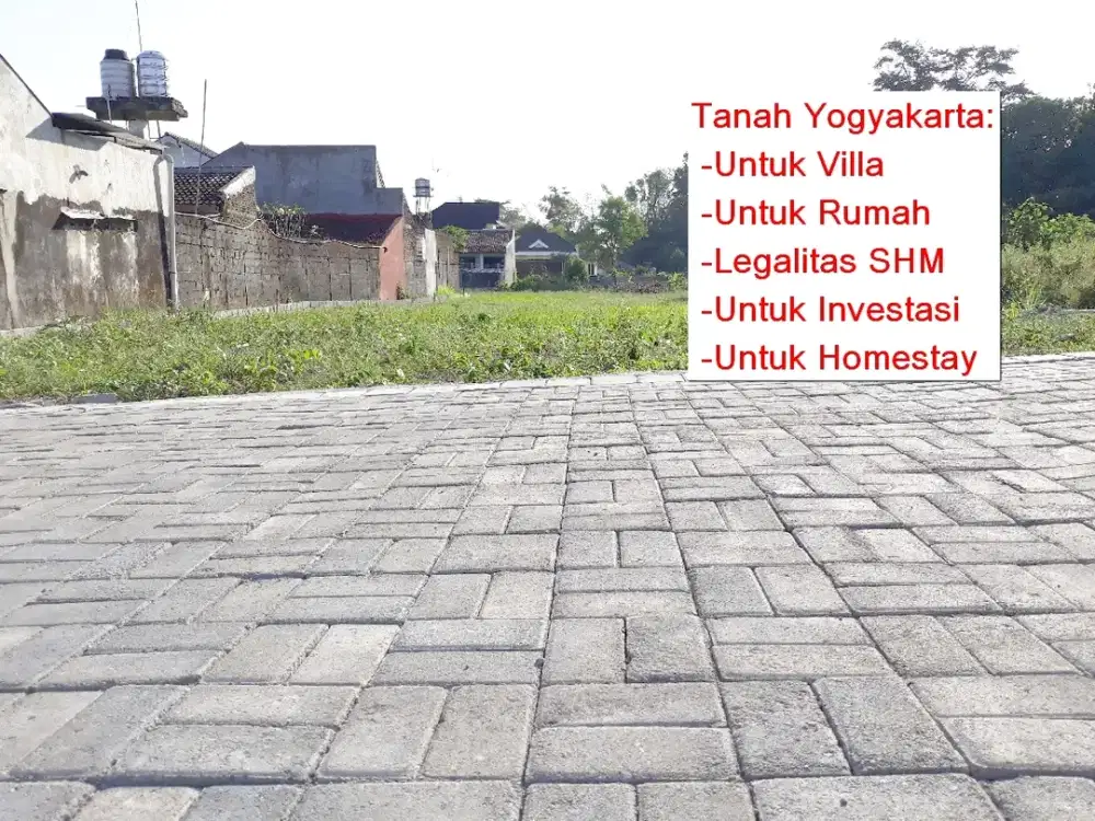 Dijual Tanah di Jl. Palagan Sleman Dekat Kampus UGM SHM Pekarangan