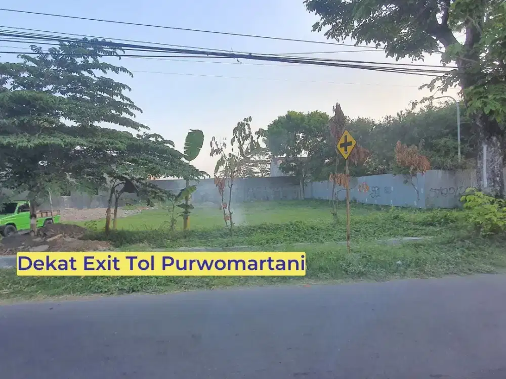 Tanah Jogja Tepi Jalan Purwomartani, 400jt-an