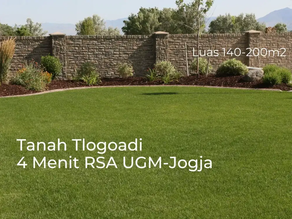 Tanah Jogja Dekat RSA UGM Sleman; SHM Pekarangan