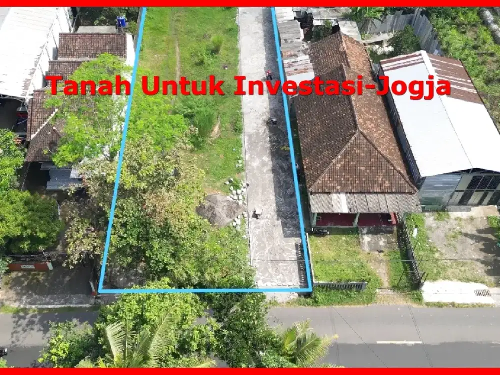 Tanah Dekat Polsek Tempel, Mangku Aspal, SHM Siap AJB