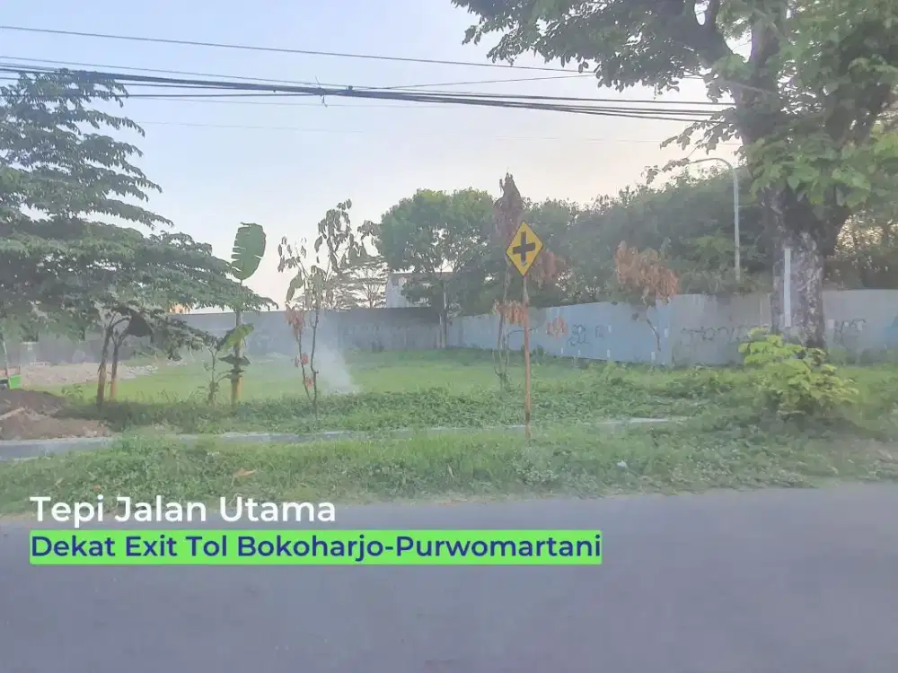 Tanah Jogja Tepi Jalan Purwomartani, 400jt-an