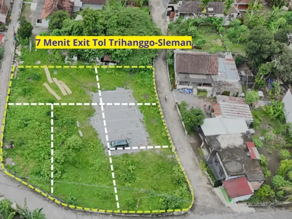 Dekat Exit Tol, Tanah Jogja di Area Sleman Murah