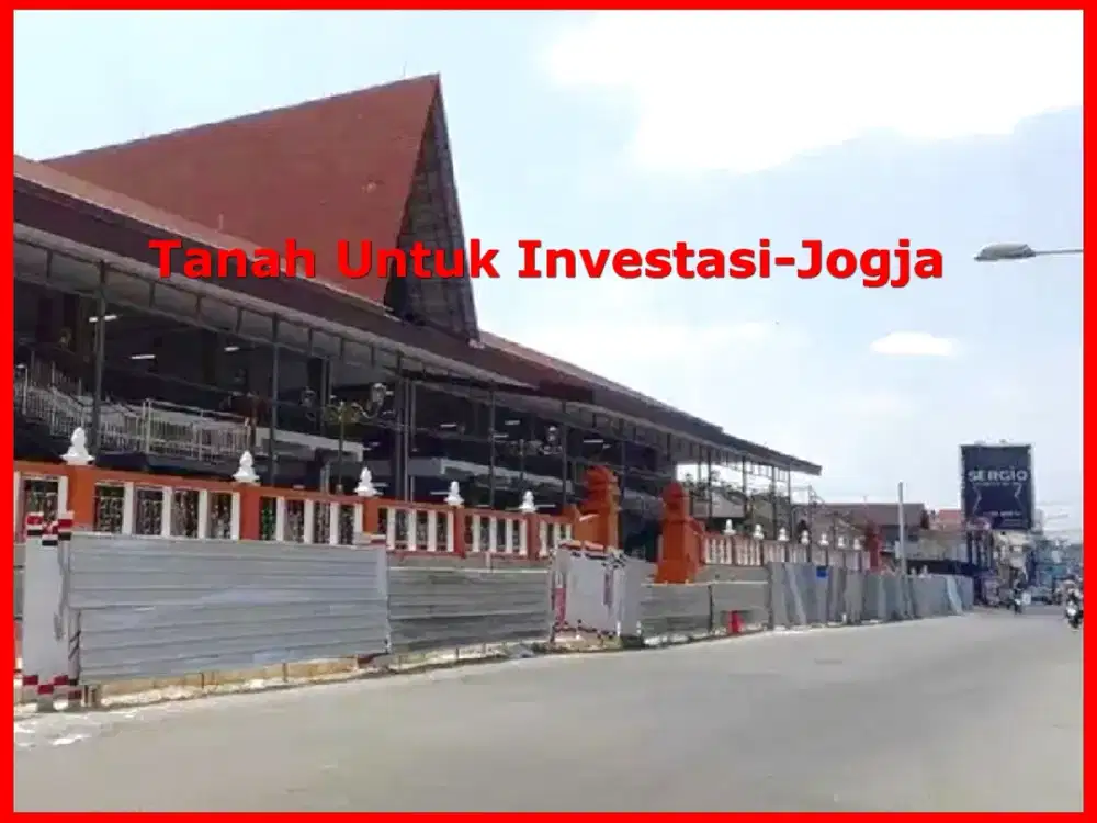 Tanah Mangku Jalan Dekat Pasar Induk  Godean, Siap AJB