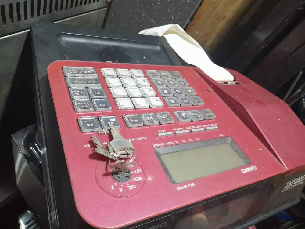 mesin regiter / kasir casio S s100 murah bekas