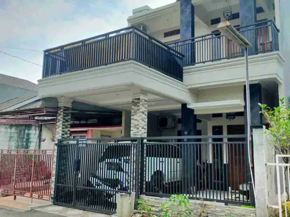 rumah 2 lantai dalam cluster murah tanah luas bangunan kokoh bisa KPR