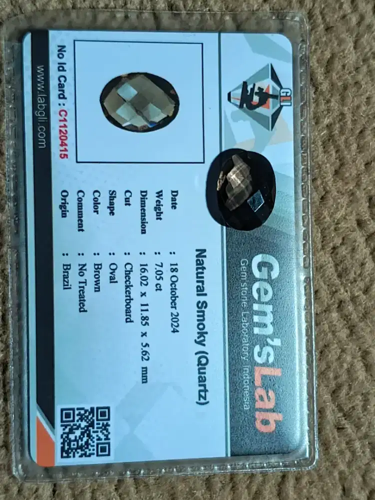 Natural batu smoky Quartz