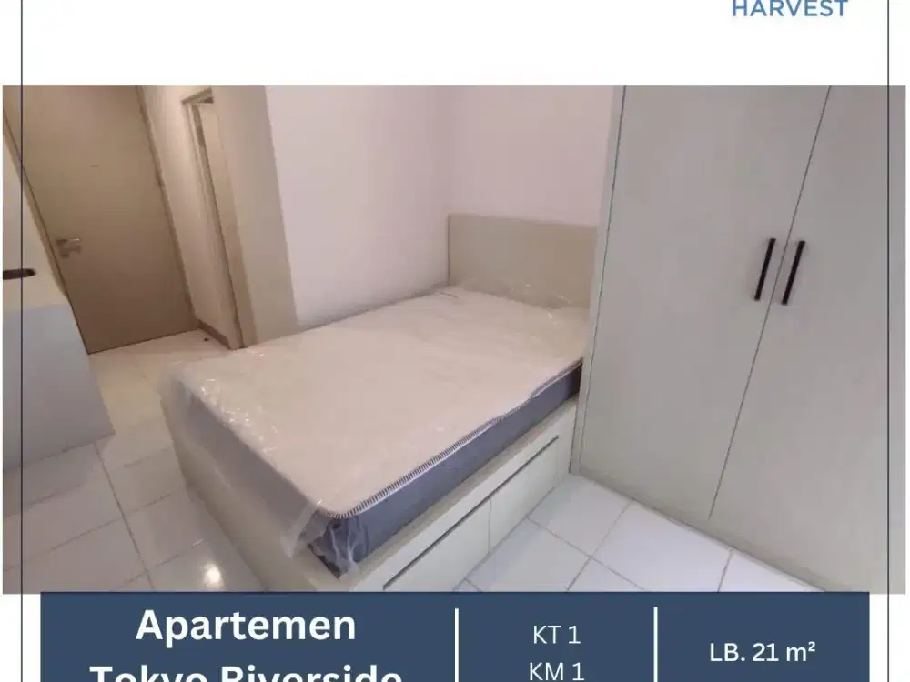 JUAL/SEWA MURAH APARTEMEN TOKYO RIVERSIDE  TOWER D TYPE STUDIO PIK 2