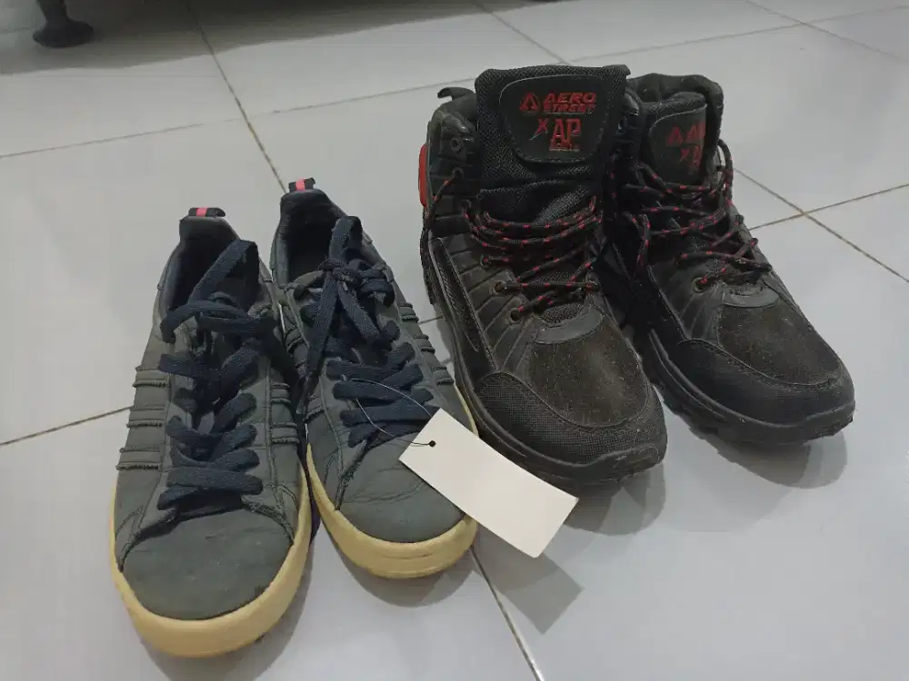 Sepatu campus dan aerostret