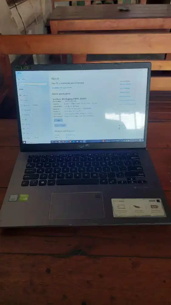 ASUS X409FJ I5 Gen 8