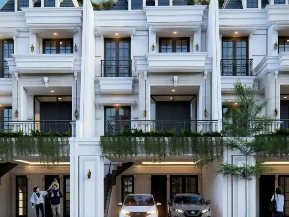 Rumah Mewah American Classic dalam Cluster di Kalibata Jakarta Selatan