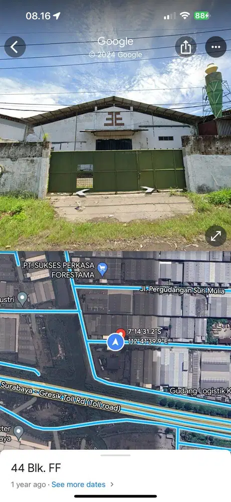 Dijual Gudang Margomulyo Suri Mulia Surabaya