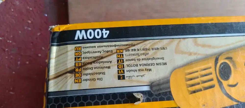 Grinder die 6mm merk ingco 400 watt