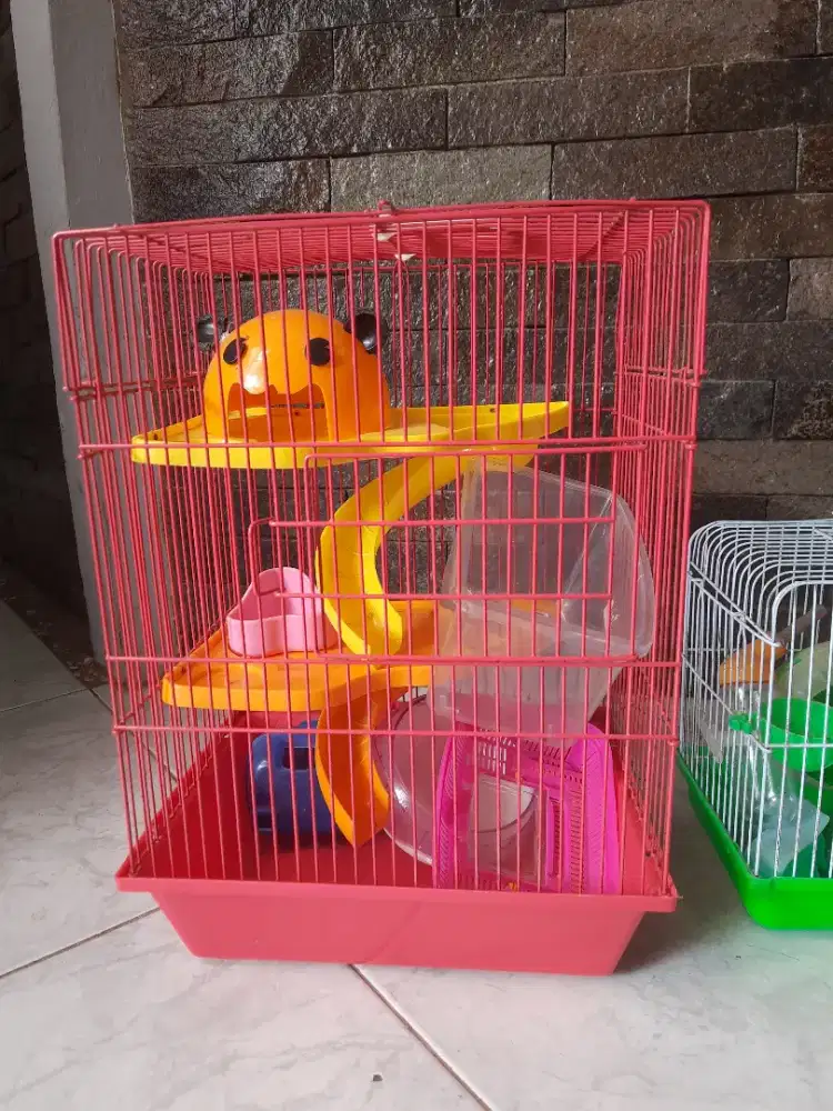 Kandang Hamster Besar lengkap aksesoris