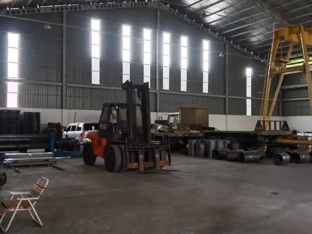 Gudang baru Blesindo Legok luas 2128m, ada 3 hoist