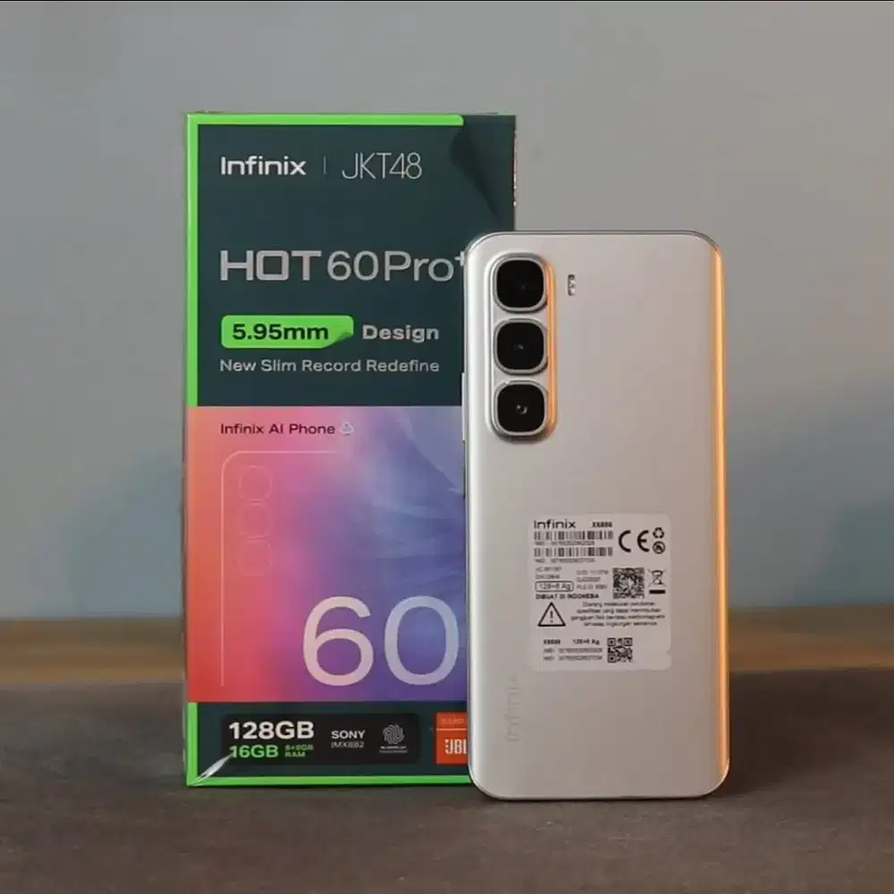 TERBARU! Infinix Hot 60 Pro+ RAM 16GB/128GB - Garansi Resmi 1 Tahun.