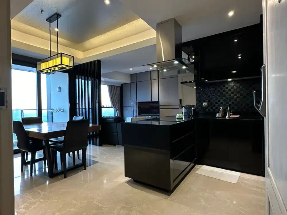 3br jadi 2br mewah full furnished the peak private lift murah