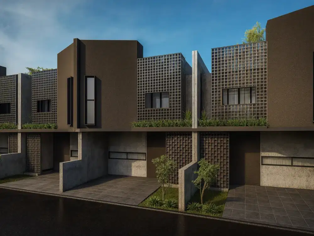 Dekat Kampus UTY, Rumah Jogja Murah Industrial 2 Lantai