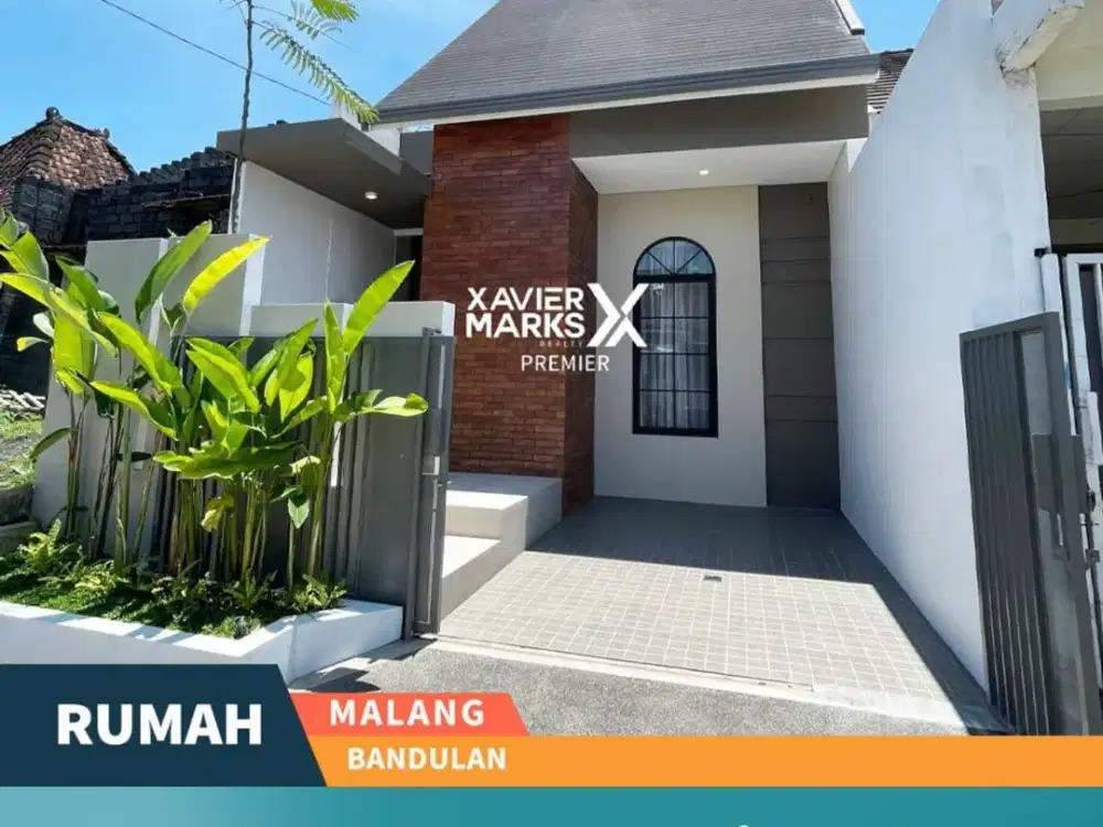 Unit Langka Rumah Modern Baru Ala Tropical House di Sukun Kota Malang