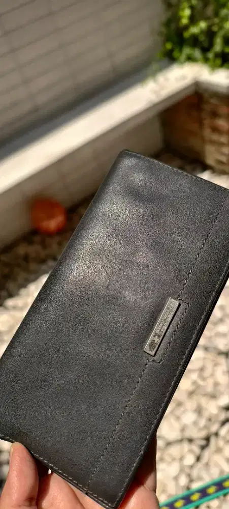 Preloved ori beverly hills polo club long wallet dompet kulit asli