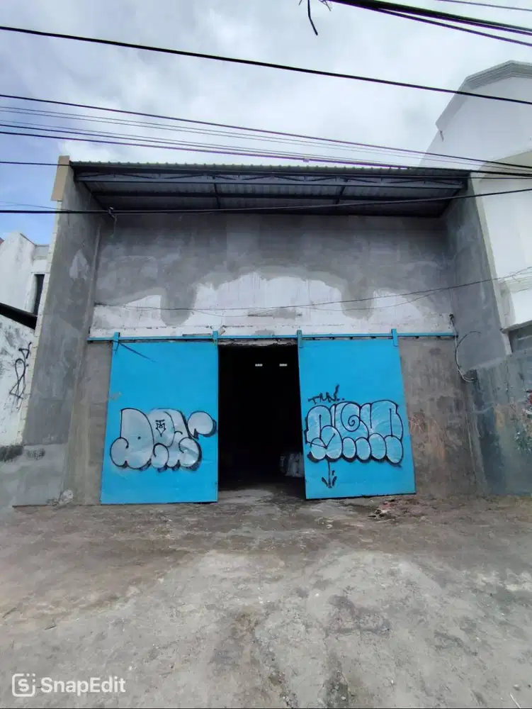 DISEWAKAN GUDANG 180M2 JALAN DEMAK NOL JALAN RAYA