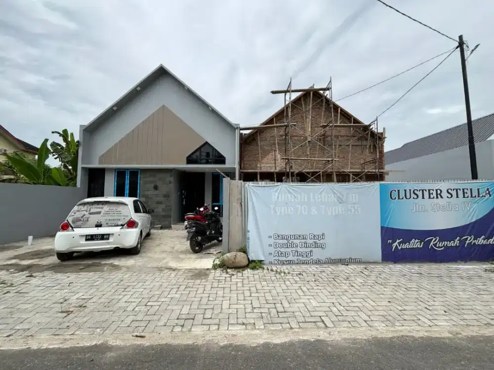 CLUSTER STELLA HUNIAN NYAMAN DENGAN BERAGAM TIPE MULAI 55 M² – 70 M²