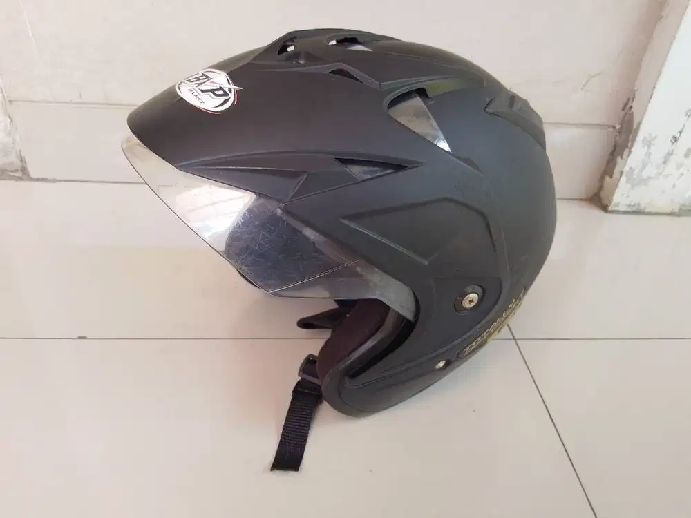 Helm Halfface BXP Hitam Doff