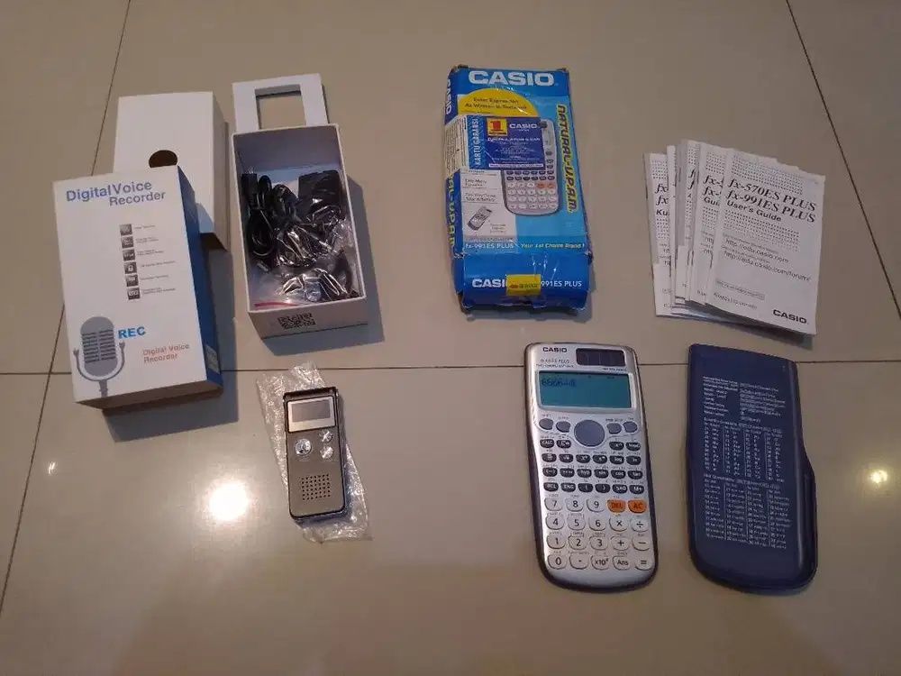 Jual Digital Voice Recorder dan Kalkulator Scientific Casio