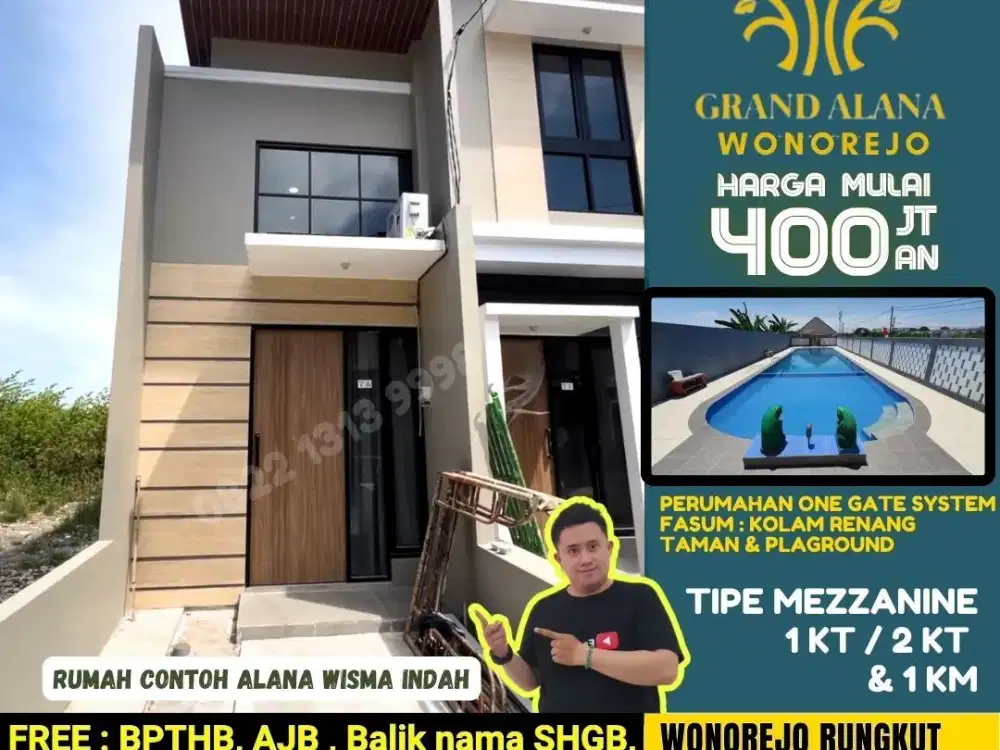 Grand Alana Wonorejo, rumah murah surabaya, perumahan surabaya murah, meza