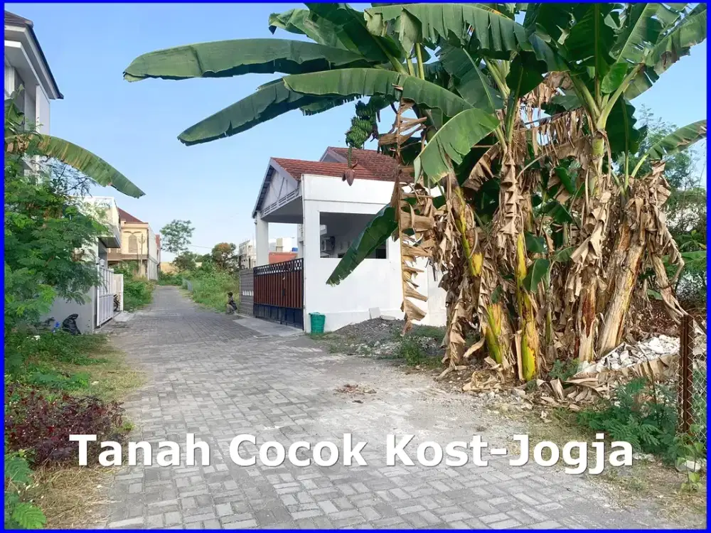 Tanah di Jl. Banteng Sleman Dekat Pasar Kolombo Untuk Hunian