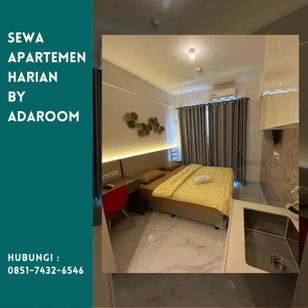 Disewakan apartemen harian Green Pramuka City Jakarta Pusat murah