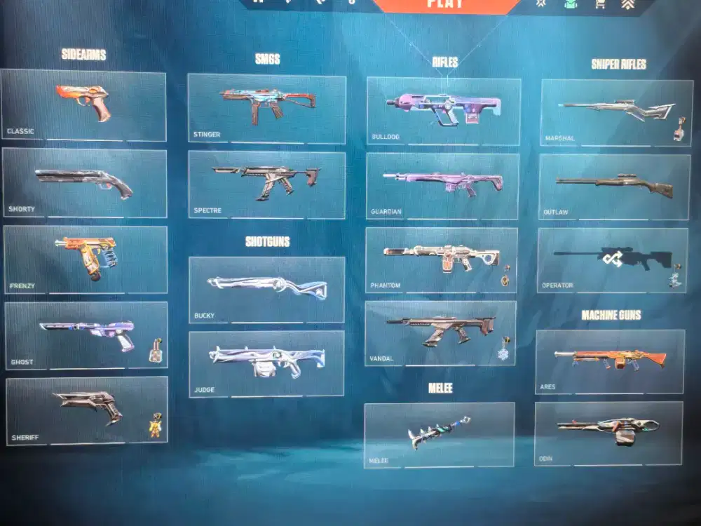 Jual akun valorant 100%