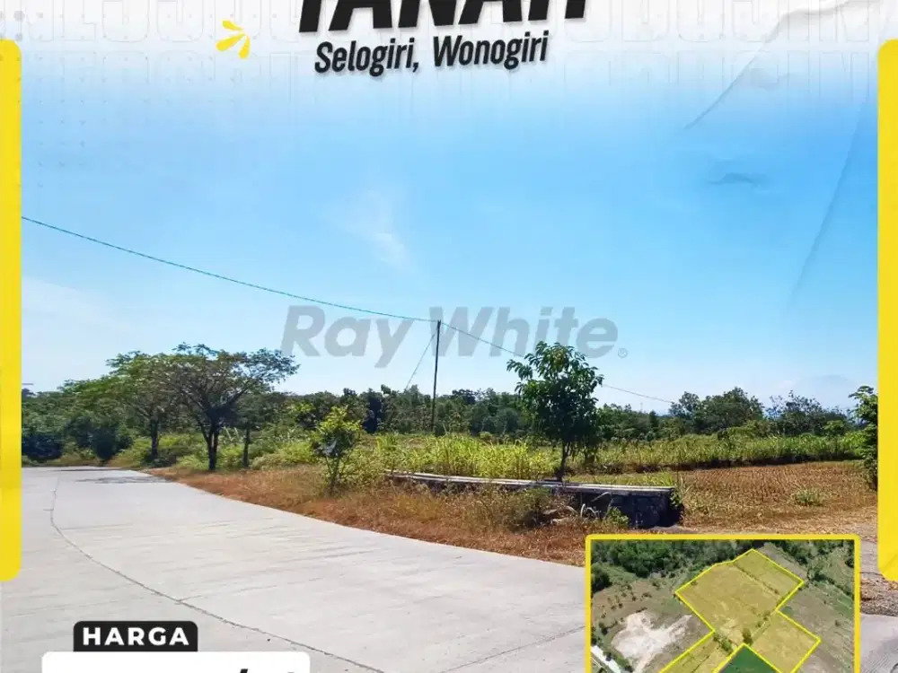 Dijual Tanah Datar Siap Bangun Di Wonogiri Kota Akses Kontainer