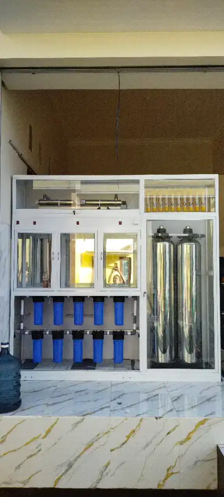 Mesin filter air isi ulang bio Ro