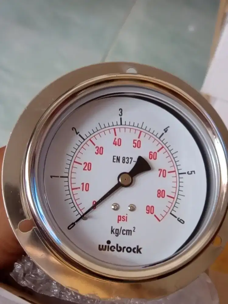 (NEW) DIJUAL PRESSURE GAUGE 4 INCH 6kg | 90 PSI