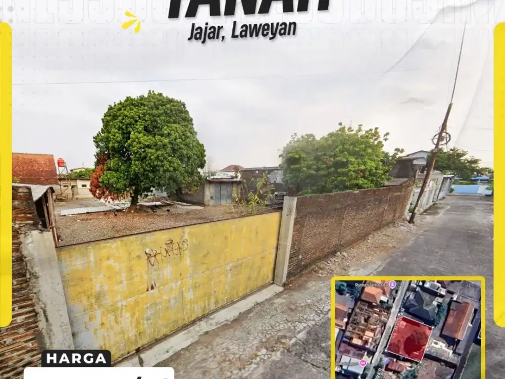 Dijual Tanah Datar Siap Bangun Lokasi Premium Di Jajar Solo Dekat Manahan