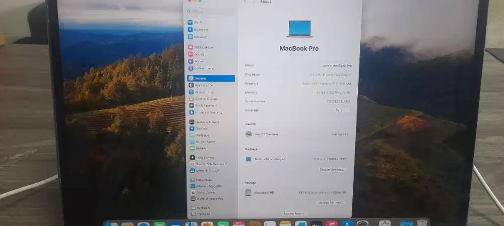 Macbook Pro 15 2019 A1990 Core i9 2.3GHz 32GB 512GB Radeon Pro 5500M