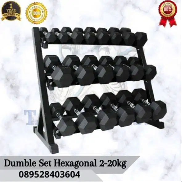 Dumble set hexagonal Import (2,5-20kg ; 2,5-25kg)