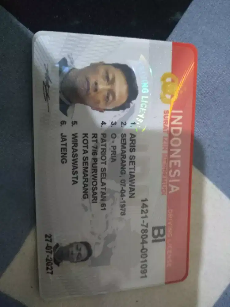 Cari lowongan Supir SIM B1