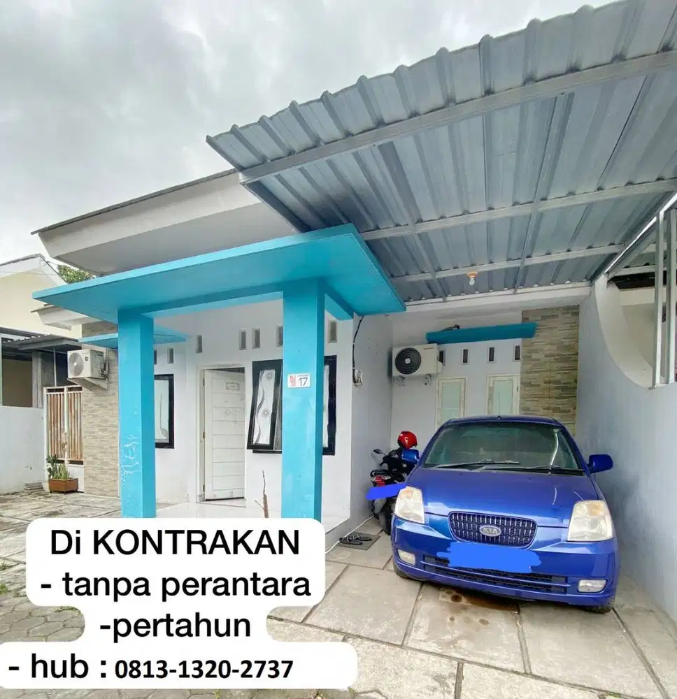 RUMAH DIKONTRAKAN Area Strategis jakal km 7 timur pasar kolombo