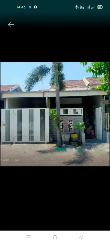 Rumah di jual cepat  perumahan swan menganti mas regency