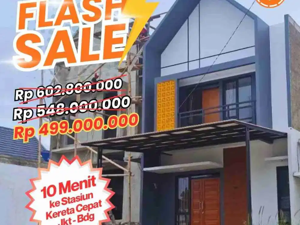 Rumah Nuansa Villa Dekat Kota Baru Parahyangan Dan St Kereta Whoos