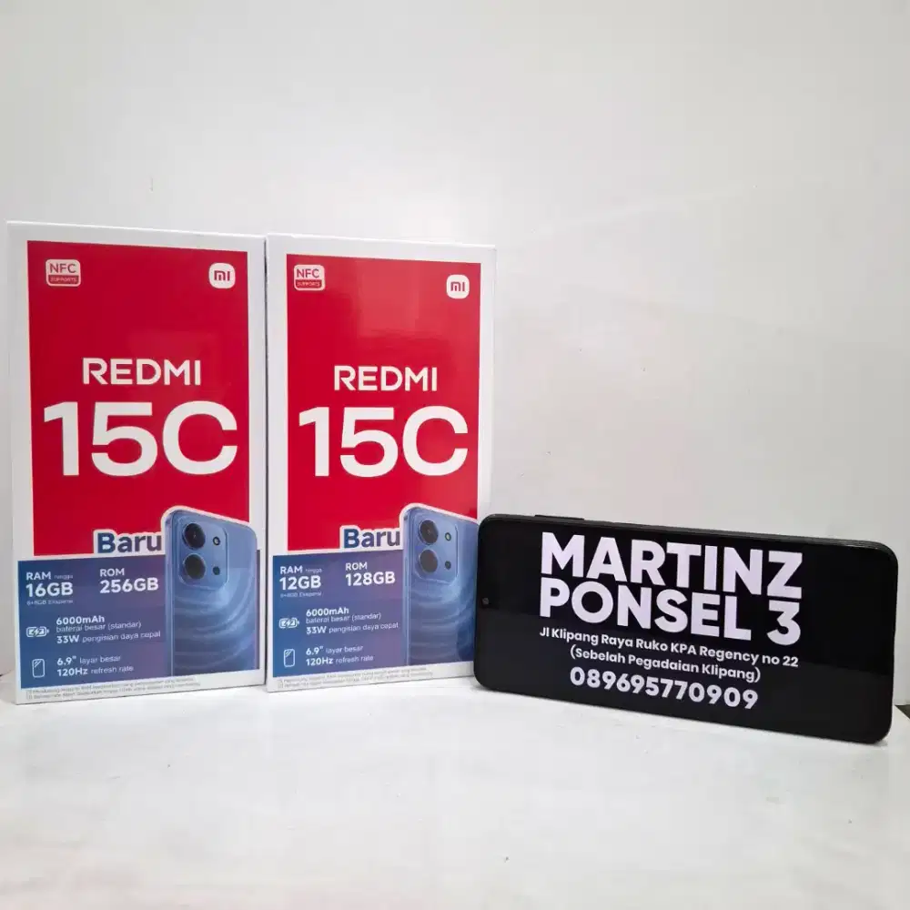 Xiaomi Redmi 15C NFC Garansi Resmi 15 bulan