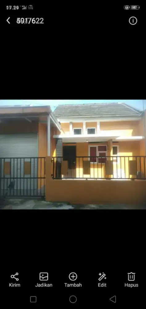 Jual rumah plus toko lokasi Mojosongo luas 85mtr harga 350jt nego