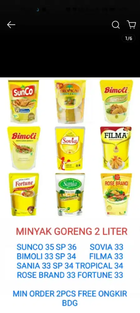 Sembako Minyak Premium Murah