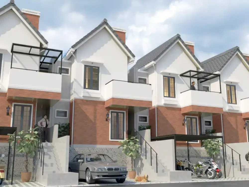 Dijual Cepat Rumah 2lantai di cipageran cimahi dkt Tol Baros sdh shm