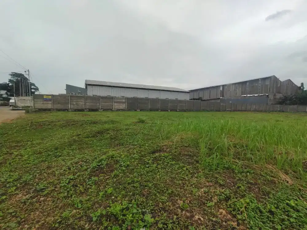 Tanah Dalam Kawasan Pergudangan dan Industri di Ciliwung, Bantar Gebang, Bekasi