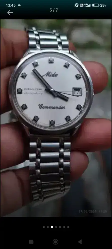 Jam antik MIDO asli orisinil