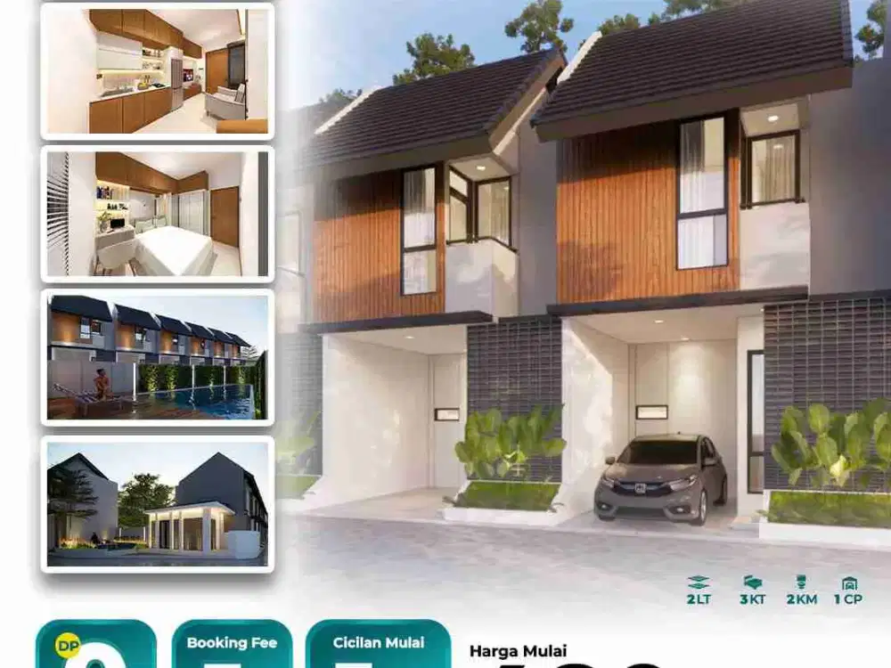 RUMAH MURAH DP 0 BISA KPR DEKAT TOL DESARI