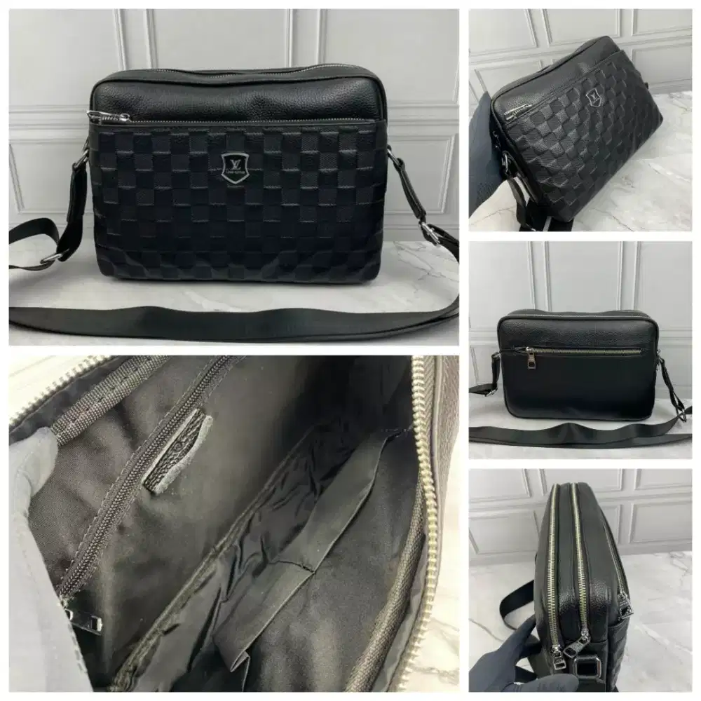 TAS SELEMPANG LV damier infini leather pria