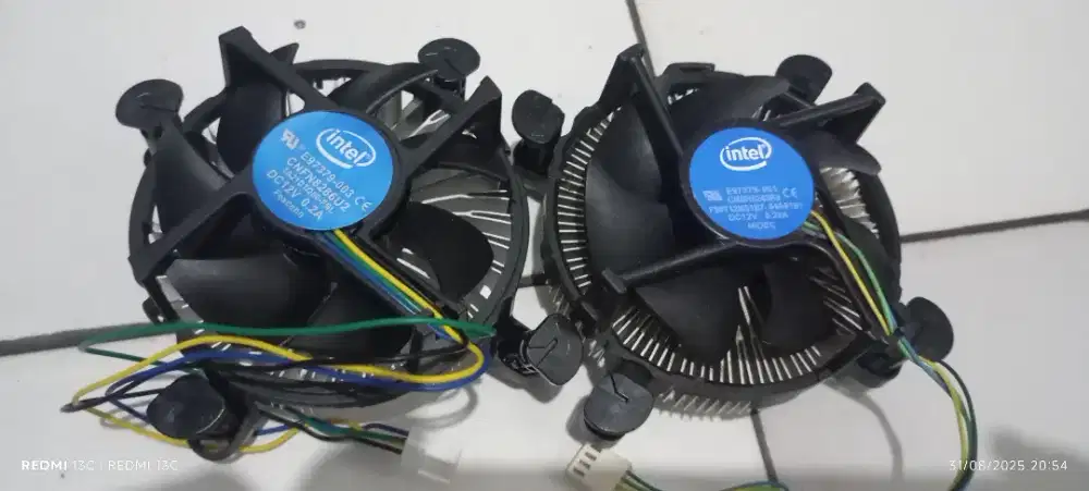 Dijual kipas fan Intel kondisi bekas pemakaian normal fungsi